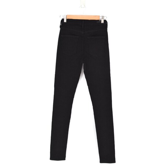 Citizens of Humanity Aritzia Rocket High Rise Skinny Jeans All Black Stretch 26 - Picture 4 of 9